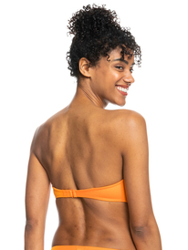 roxy, Color Jam - Haut de bikini bandeau pour Femme, TANGELO (tng) Color Jam - Bandeau Bikini Top for Women ERJX304957