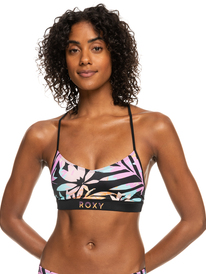 8 Roxy Active - Top de Bikini Bralette para Mujer Blanco ERJX304960 Roxy