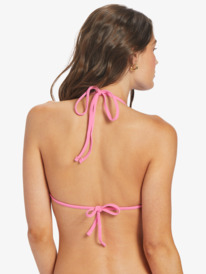 roxy, Hawaiian Heat Haut de bikini triangle progressif pour Femme, SHOCKING PINK (mjy0) Hawaiian Heat - Elongated Triangle Bikini Top for Women ERJX304978