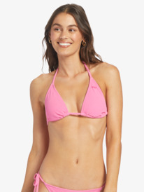 roxy, Hawaiian Heat Haut de bikini triangle progressif pour Femme, SHOCKING PINK (mjy0) Hawaiian Heat - Elongated Triangle Bikini Top for Women ERJX304978