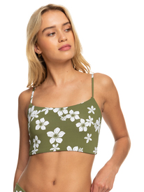 roxy, Retro Revo - Haut de bikini réversible pour Femme, LODEN GREEN SURFRIDER SPIRIT S (gng6) Retro Revo - Reversible Bikini Top for Women ERJX304984