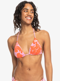 7 Surf.Kind.Kate. - Triangle Bikini Top for Women Pink ERJX305006 Roxy