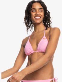 9 Surf.Kind.Kate. - Triangle Bikini Top for Women Pink ERJX305006 Roxy