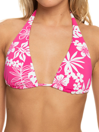 2 Printed Beach Classics Elongated Bikini Top Pink ERJX305012 Roxy