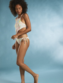 7 Tropics Hype - Crop Bikini Top for Women Green ERJX305047 Roxy