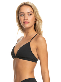 6 Roxy Pro The Cut Back - Haut de bikini triangle pour Femme Noir ERJX305052 Roxy