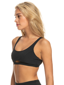 4 Roxy Pro The Tilt Shift - Top-sujetador de bikini para Mujer Negro ERJX305054 Roxy