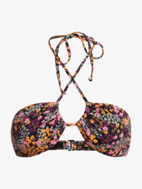 14 Printed Beach Classics Triangle Bikini Top Black ERJX305082 Roxy