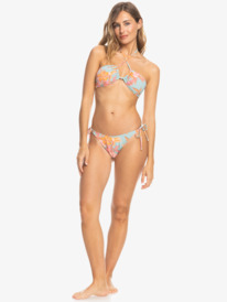 3 Printed Beach Classics Triangle Bikini Top Blue ERJX305082 Roxy