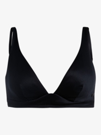 5 Womens Rib Roxy Love The Roller Bikini Top Black ERJX305087 Roxy