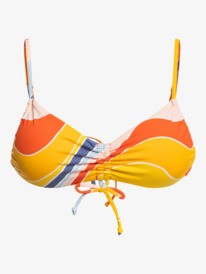 10 Womens Palm Cruz Bralette Bikini Top Orange ERJX305098 Roxy