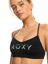 2 Roxy Active - Haut de bikini bralette pour Femme Noir ERJX305129 Roxy