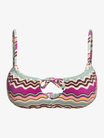 14 Flowy Mood Bralette Bikini Top Orange ERJX305133 Roxy