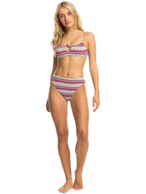 12 Flowy Mood Bralette Bikini Top Orange ERJX305133 Roxy