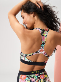 2 Womens ROXY Active Bralette Bikini Top Black ERJX305150 Roxy
