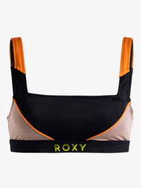 16 ROXY Active - Sujetador deportivo de alto impacto para Mujer Negro ERJX305151 Roxy
