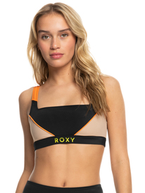 12 ROXY Active - Sujetador deportivo de alto impacto para Mujer Negro ERJX305151 Roxy