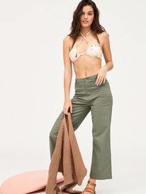5 Printed Beach Classics - Top de bikini de triángulo para Mujer Verde ERJX305152 Roxy