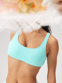 3 Womens Aruba Bralette Bikini Top Blue ERJX305167 Roxy