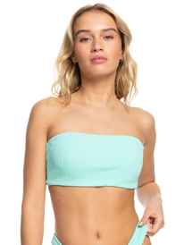 6 Womens Aruba Bandeau Bikini Top Blue ERJX305168 Roxy
