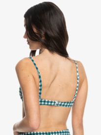 The Plaid Pulse - Bralette Bikini Top for Women  ERJX305176