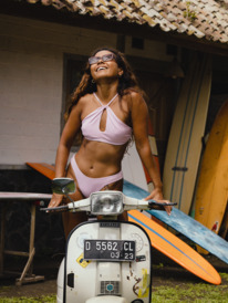 1 Beach Classics - Bralette Bikini Top for Women Pink ERJX305177 Roxy