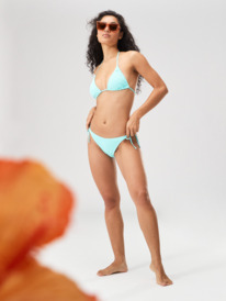 3 Womens Aruba Tiki Tri Bikini Top Blue ERJX305183 Roxy