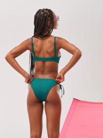 2 Womens Aruba Bralette Bikini Top Green ERJX305184 Roxy