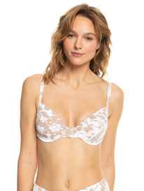 5 Hibiscus - Bikinitop met Cupmaat D voor Dames Brown ERJX305191 Roxy