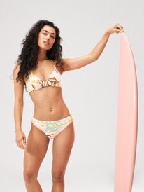 1 Printed Beach Classics - Bikinitop met Medium Bedekking voor Dames Green ERJX305265 Roxy
