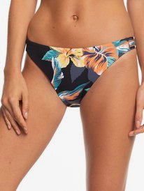 0 Printed Beach Classics Full Bikini Bottoms Black ERJX403872 Roxy