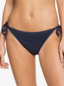 roxy, Sweet Wildness - Braguita de Bikini con Lazadas Laterales Ajustables para Mujer, MOOD INDIGO (bsp0) Sweet Wildness - Tie-Side Bikini Bottoms ERJX403906