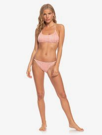 5 Sandy Treasure Mini Bikini Bottoms White ERJX403943 Roxy
