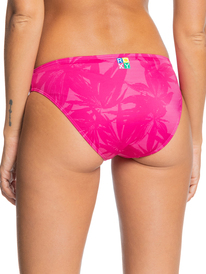 roxy, POP Surf 2021 - Volles Bikiniunterteil für Frauen, BEETROOT PURPLE TEXTURE FLOWER (xwmm) POP Surf 2021 - Full Bikini Bottoms for Women ERJX404071