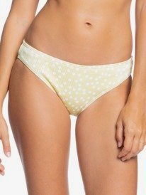 roxy, Mind Of Freedom 2021 - Partes de baixo de biquíni grandes para Mulher, PALE BANANA KUTA DOTS S (ydz7) Mind Of Freedom 2021 - Full Bikini Bottoms for Women ERJX404082