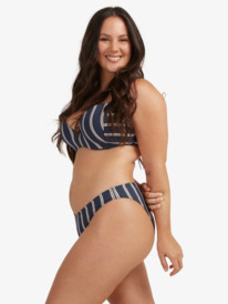 7 Moonlight Splash 2021 - Reguläres Bikiniunterteil für Frauen Blau ERJX404100 Roxy