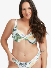 9 ROXY Bloom 2021 - Full Bikini Bottoms for Women White ERJX404105 Roxy
