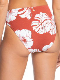 roxy, Garden Trip 2021 - Partes de baixo de biquíni grandes para Mulher, MARSALA ISHA S (mpd7) Garden Trip 2021 - Full Bikini Bottoms for Women ERJX404113