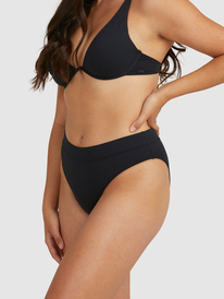 10 Womens Beach Classics Separate Mini Bikini Pant Black ERJX404247 Roxy