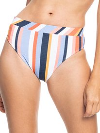 roxy, Womens Beach Classics Separate High Waisted Bikini Pant, MOOD INDIGO COLOR CURRENT S (bsp9) Beach Classics - High Waist Bikini Bottoms for Women ERJX404250