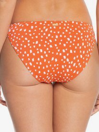 roxy, Womens Beach Classics Separate Bikini Pant, GINGER SPICE NEW DOTS S (nnb4) Tropical Oasis - Bikini Bottoms for Women ERJX404260