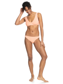 2 Beach Classics Moderate Bikini Bottoms Pink ERJX404292 Roxy