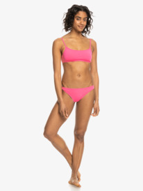 2 Beach Classics Moderate Bikini Bottoms Pink ERJX404292 Roxy