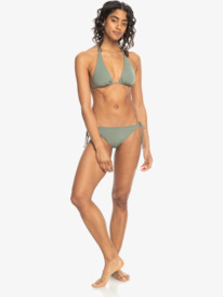 6 Beach Classics - Bas de bikini à nouer pour Femme Vert ERJX404294 Roxy