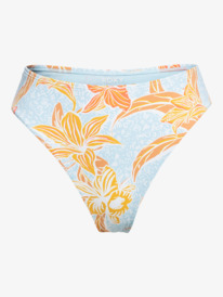 7 Island In The Sun Mid Waist 2022 - Mutandina bikini con copertura media da Donna Blue ERJX404302 Roxy