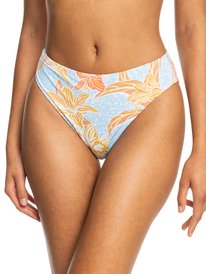 3 Island In The Sun Mid Waist 2022 - Mutandina bikini con copertura media da Donna Blue ERJX404302 Roxy