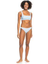 6 Womens Rib Roxy Love The Surfrider Bikini Bottoms Blue ERJX404326 Roxy