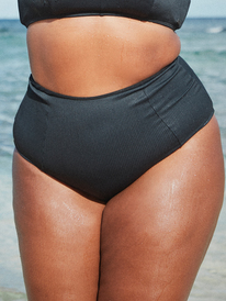 0 Roxy Love The Hi 10 - Bas de bikini shorty Hipster pour Femme Noir ERJX404329 Roxy