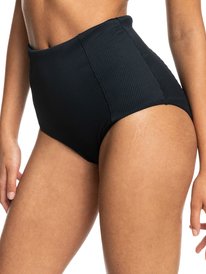 4 Roxy Love The Hi 10 - Bas de bikini shorty Hipster pour Femme Noir ERJX404329 Roxy