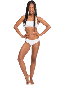 2 Quiet Beauty 2022 - Hipster-Bikiniunterteil für Frauen Weiss ERJX404333 Roxy